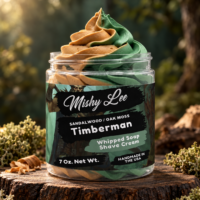 Timberman Men's Whipped Soap and Shave Cream