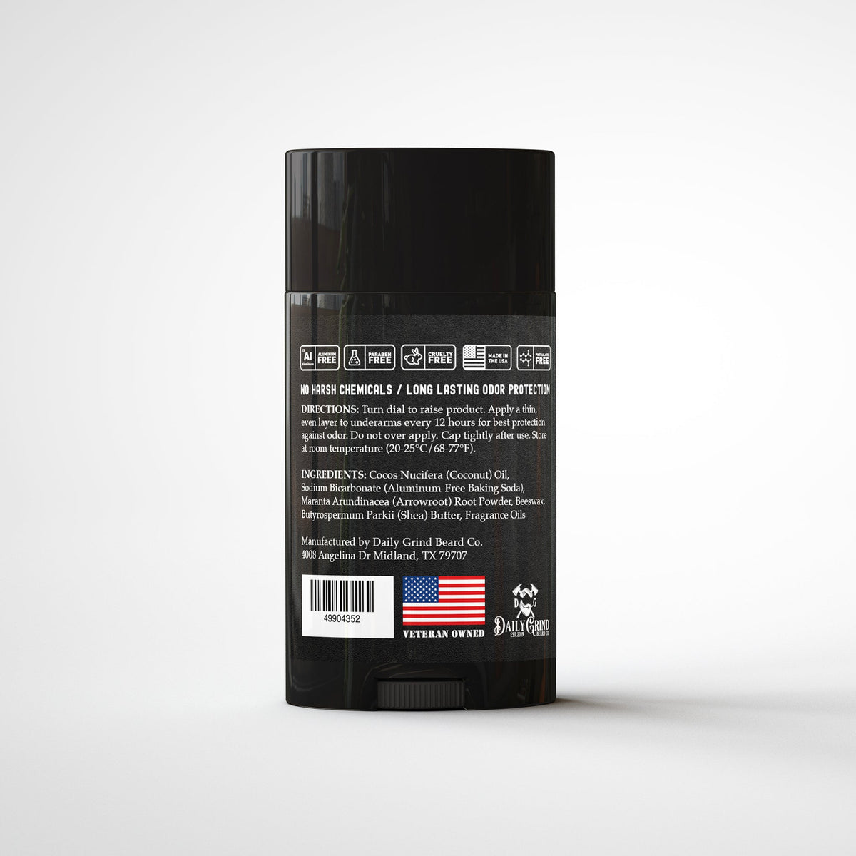 American Classic Natural Deodorant for Men - Pepper, Amber, Oak