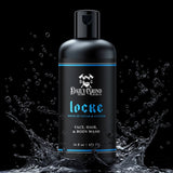 Locke 3-in-1 Shampoo, Face & Body Wash for Men - Cedar & Leather