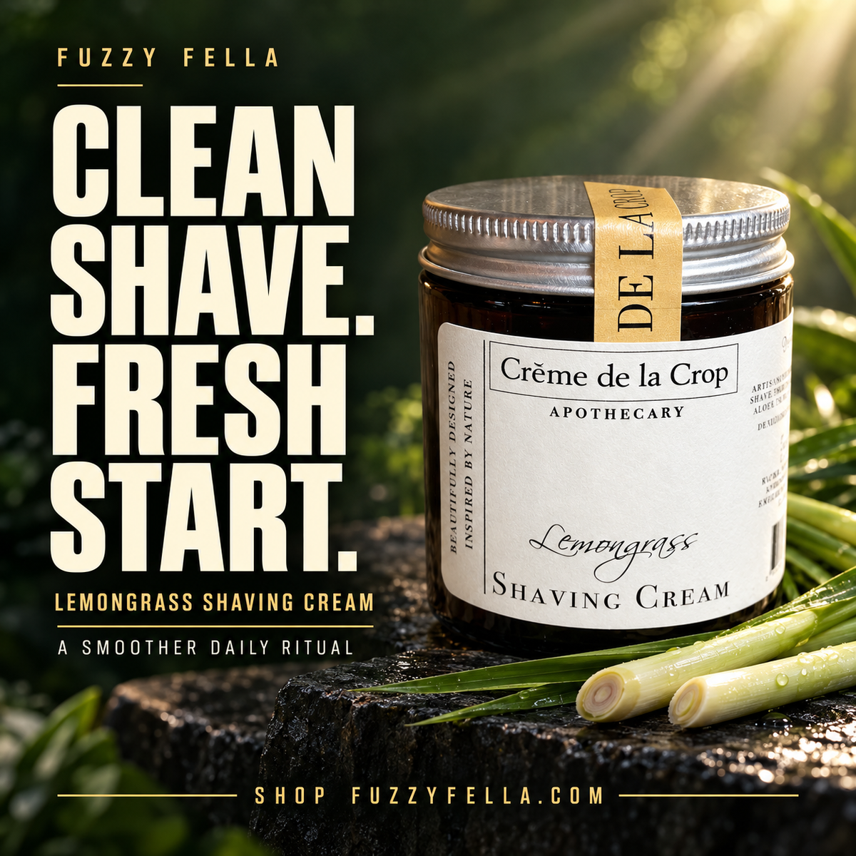 Shaving Cream - Moisturizing (Lemongrass)
