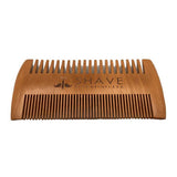 Wood Beard Comb - Essential Beard Care Accessories